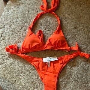 Jantzen Women's Orange Bikini Set
